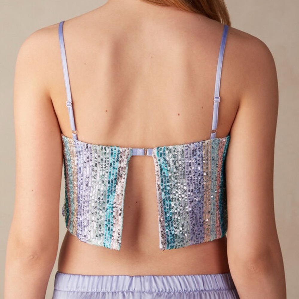 Intimissimi “Miami Nights” short sequined top